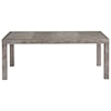 Modus International Herringbone Extension Table in Rustic Latte