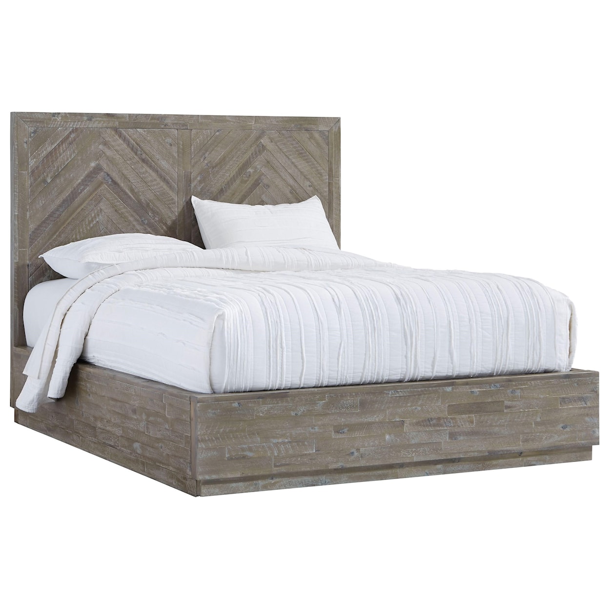 Modus International Herringbone Full Platform Bed