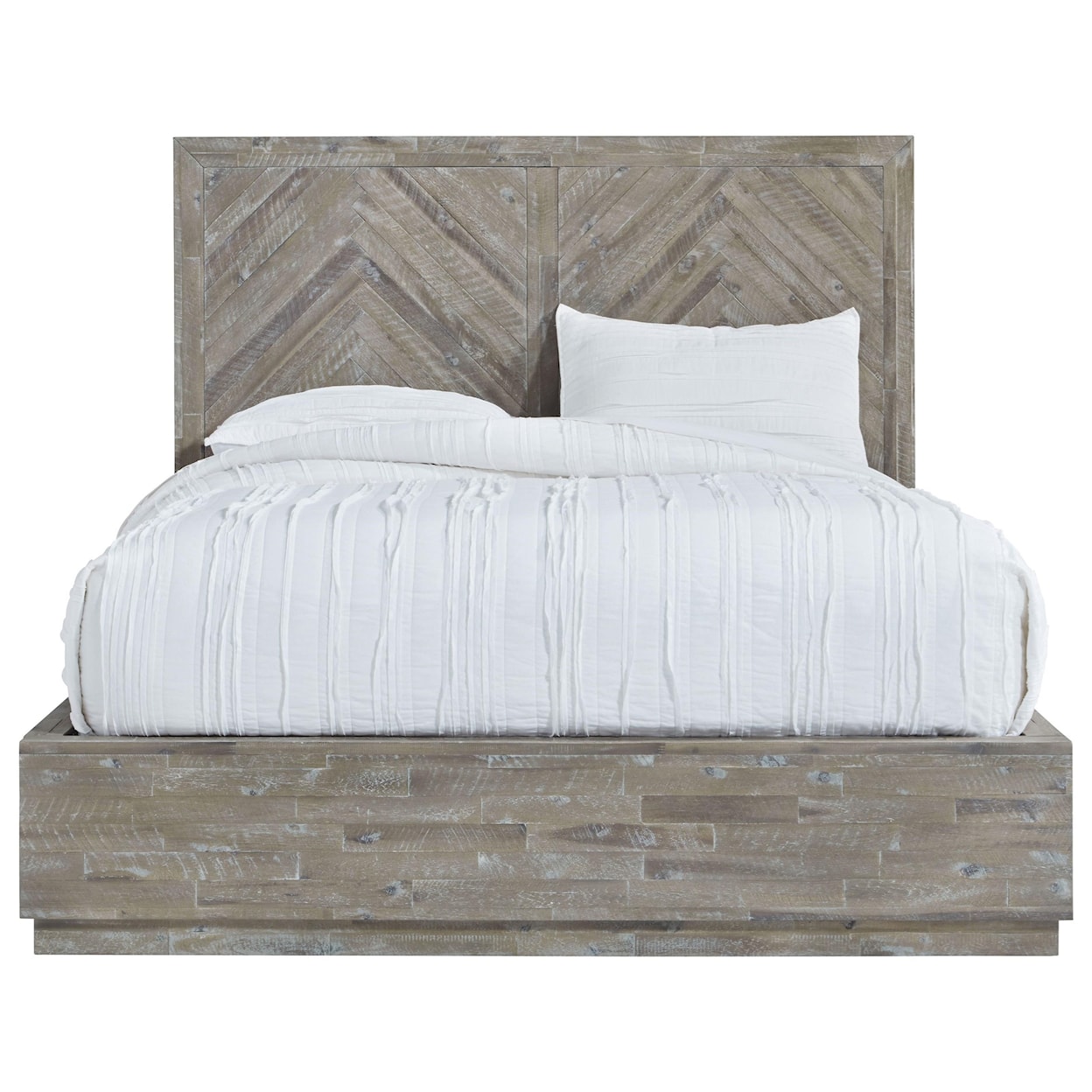 Modus International Herringbone Full Platform Bed