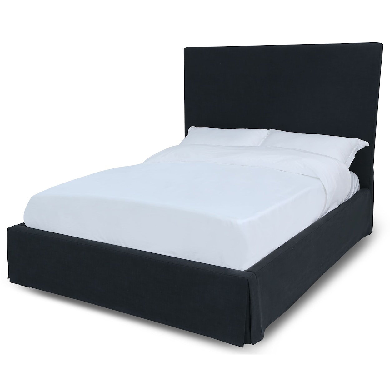 Modus International Juliette Cheviot Full Upholstered Skirted Storage Bed