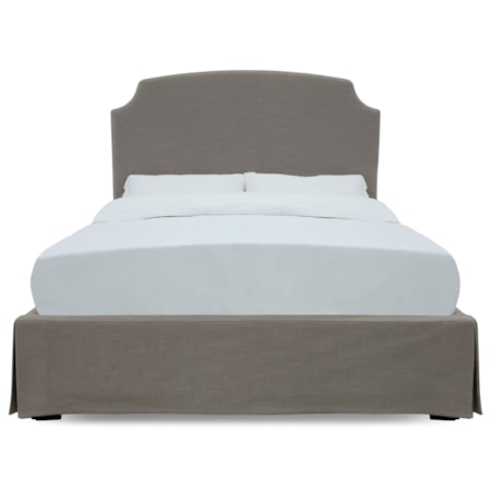 Laurel Cal King Uph Skirt Storage Bed