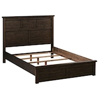 Rustic Full Panel Bed