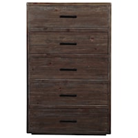 Transitional Chest with 5 Drawers