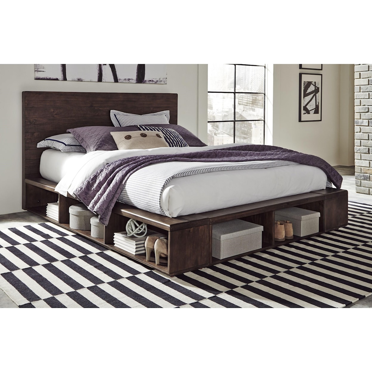 Modus International McKinney Queen Platform Bed