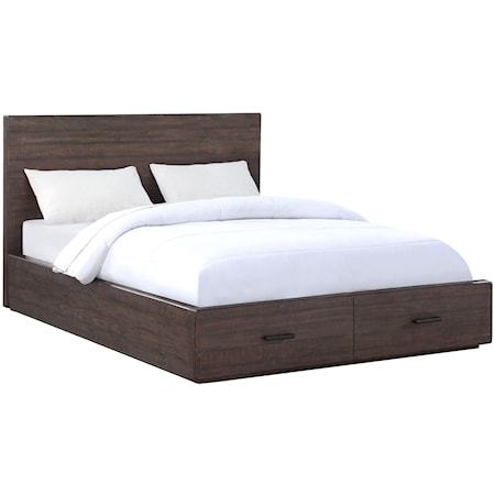 King Storage Bed