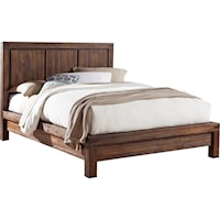 Solid Wood King Platform Bed