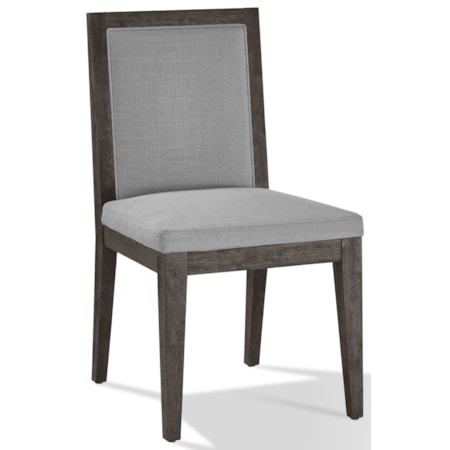 Wood Framed Side Chair in French Roast