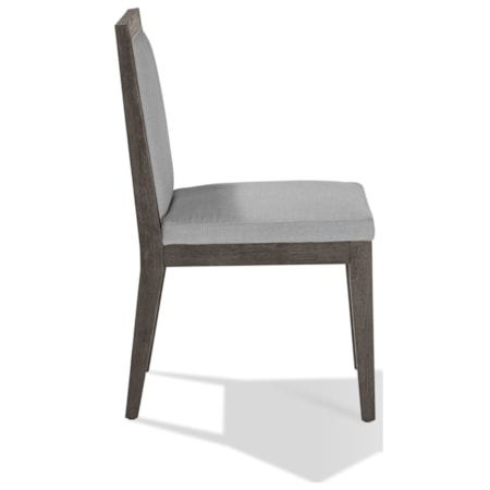Wood Framed Side Chair in French Roast