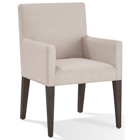 Upholstered Arm Chair in French Roast