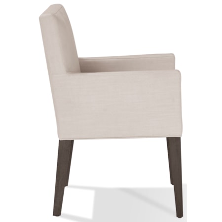 Upholstered Arm Chair in French Roast