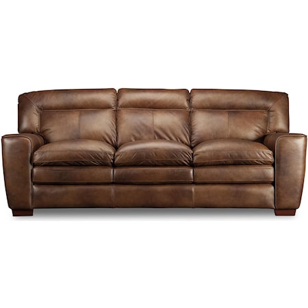 Norwood Leather Match Sofa