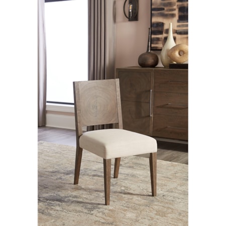Wood Side Chair in Brunette