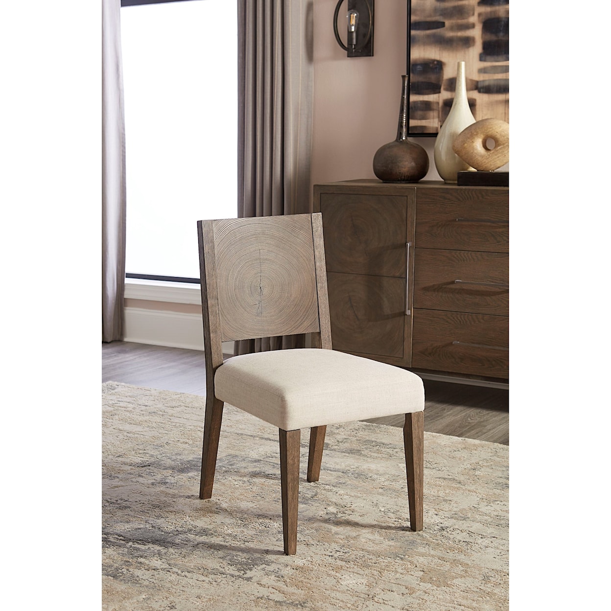 Modus International Oakland Wood Side Chair in Brunette