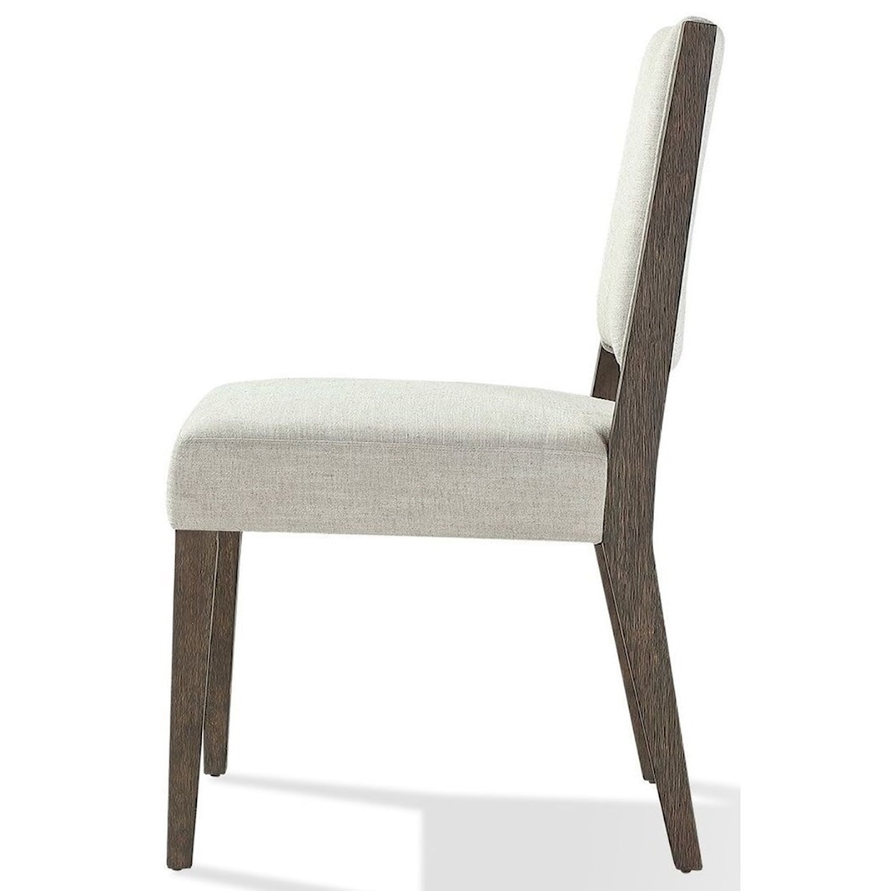 Modus International Oakland Upholstered Side Chair in Brunette