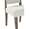 Modus International Oakland Upholstered Side Chair in Brunette