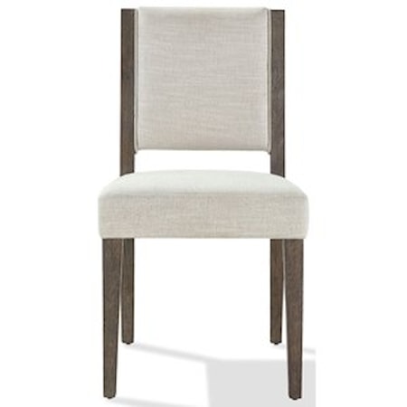 Upholstered Side Chair in Brunette
