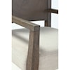 Modus International Oakland Wood Arm Chair in Brunette