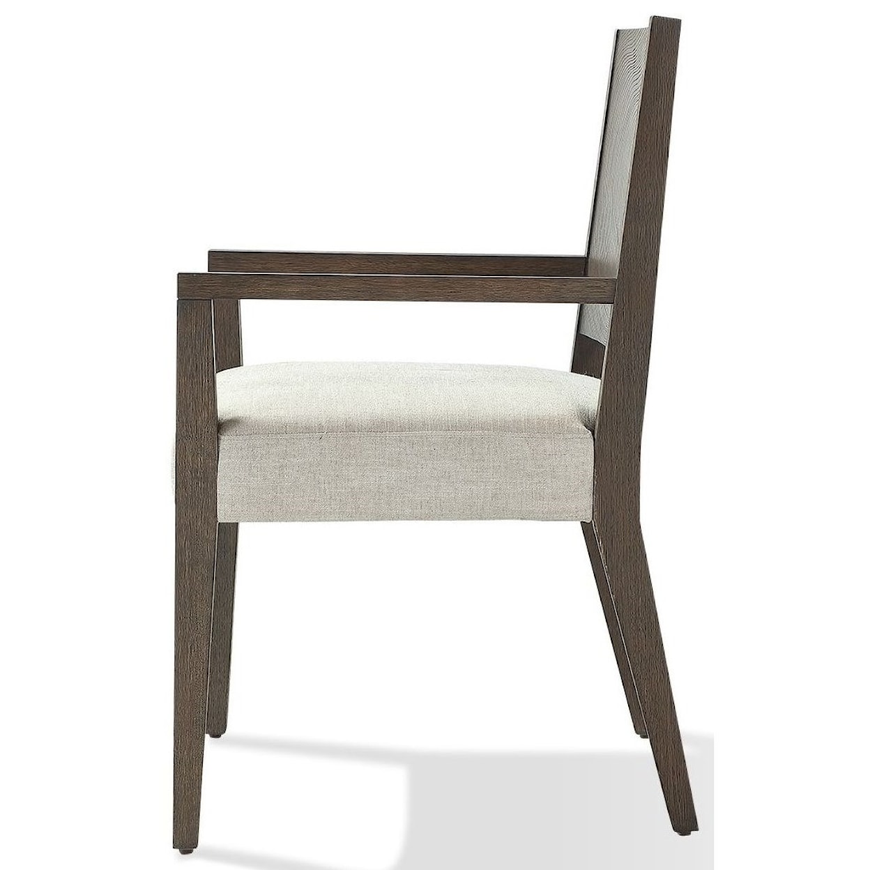 Modus International Oakland Wood Arm Chair in Brunette