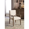 Modus International Oakland Upholstered Arm Chair in Brunette