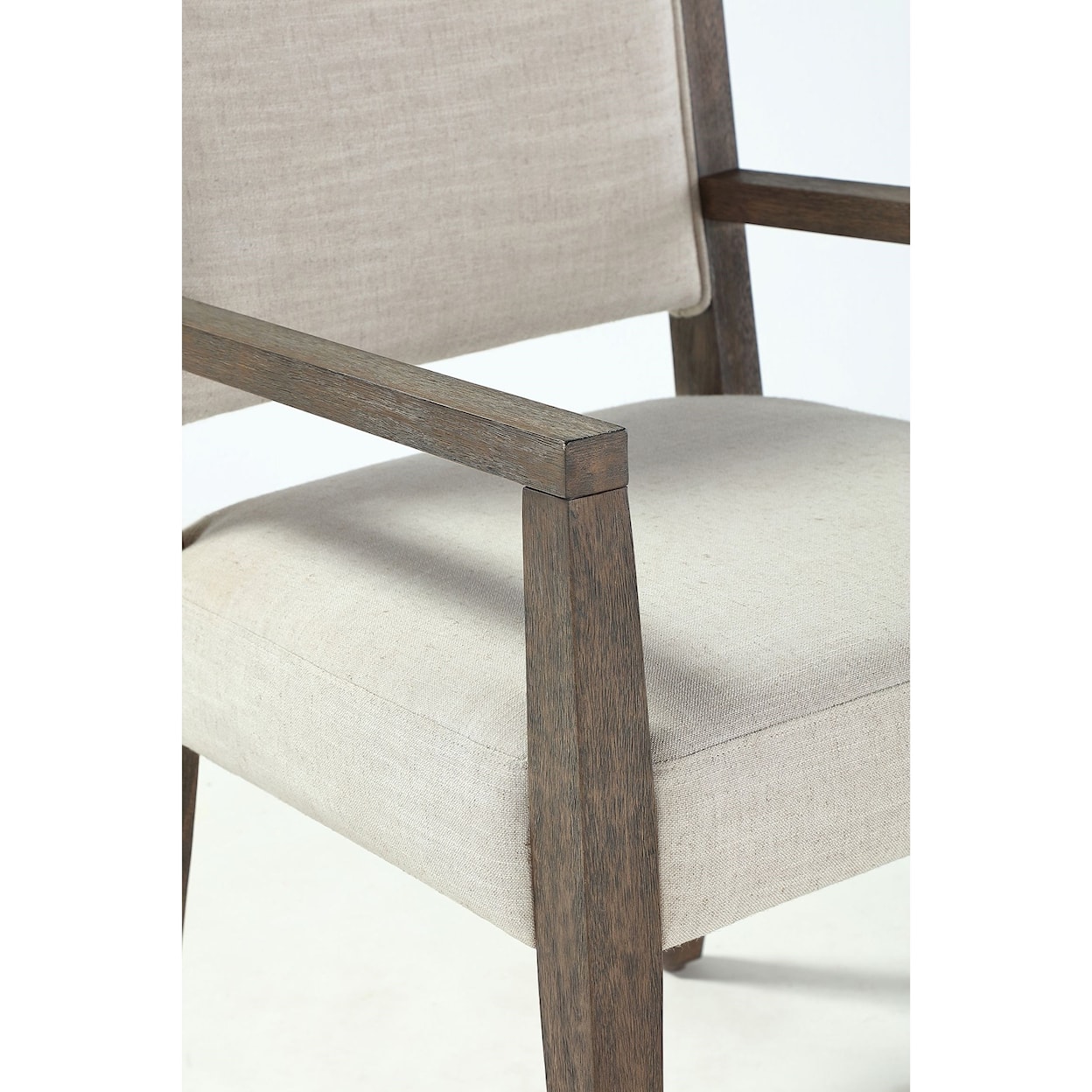 Modus International Oakland Upholstered Arm Chair in Brunette