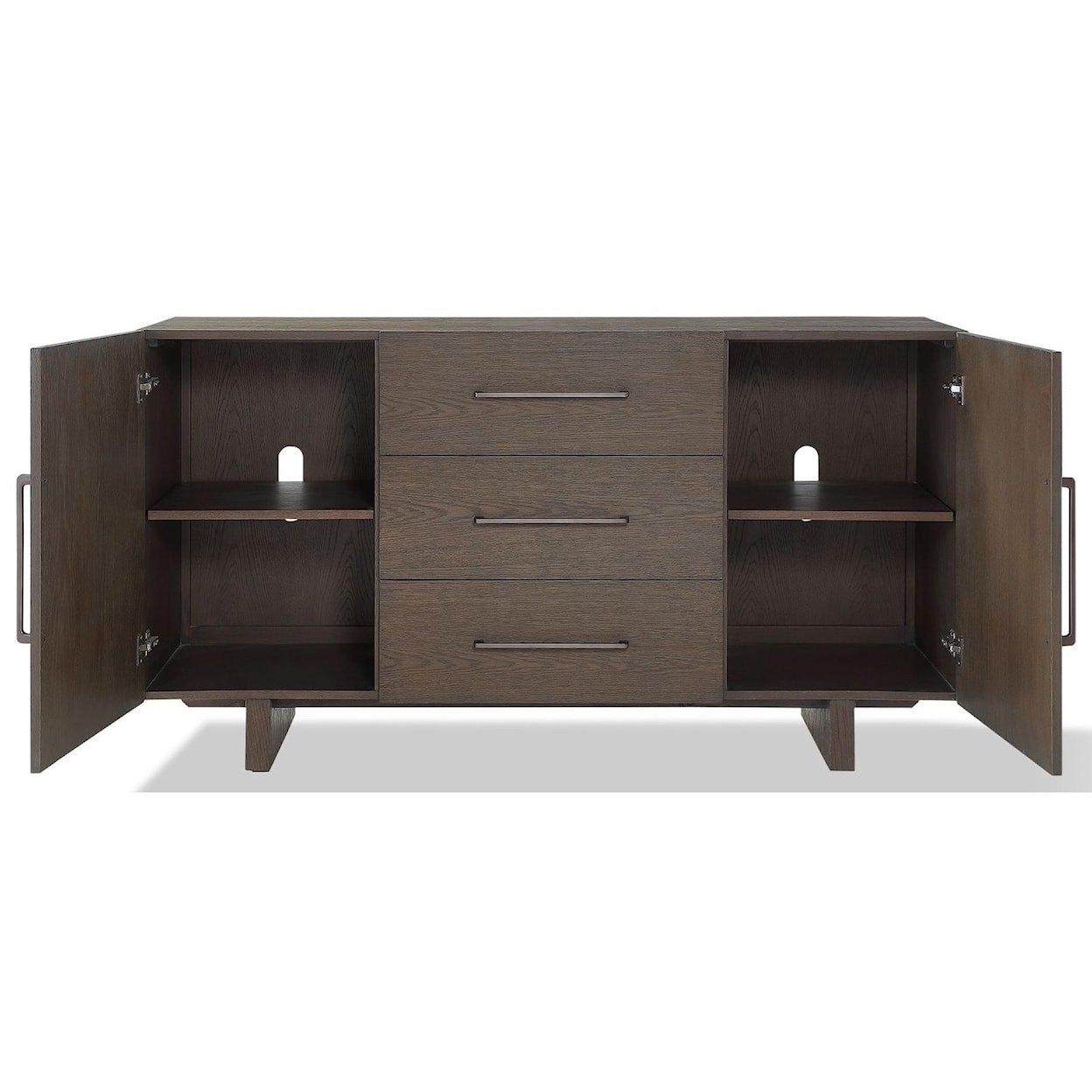 Modus International Oakland 3-Drawer Sideboard in Brunette