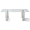 Modus International Omnia 84" Table in Brushed Stainless Steel