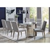 Modus International Omnia 9-Piece Brushed Stainless Steel Dining Set