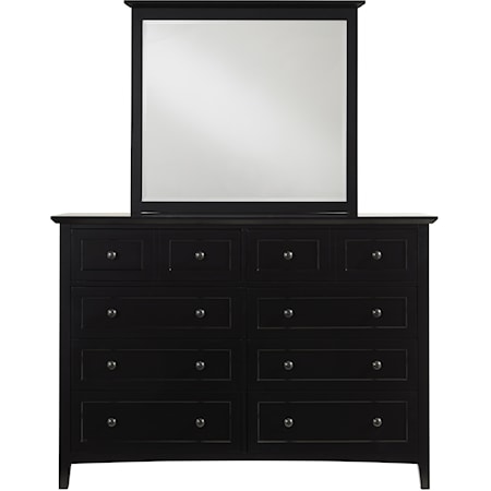 8-Drawer Dresser & Mirror