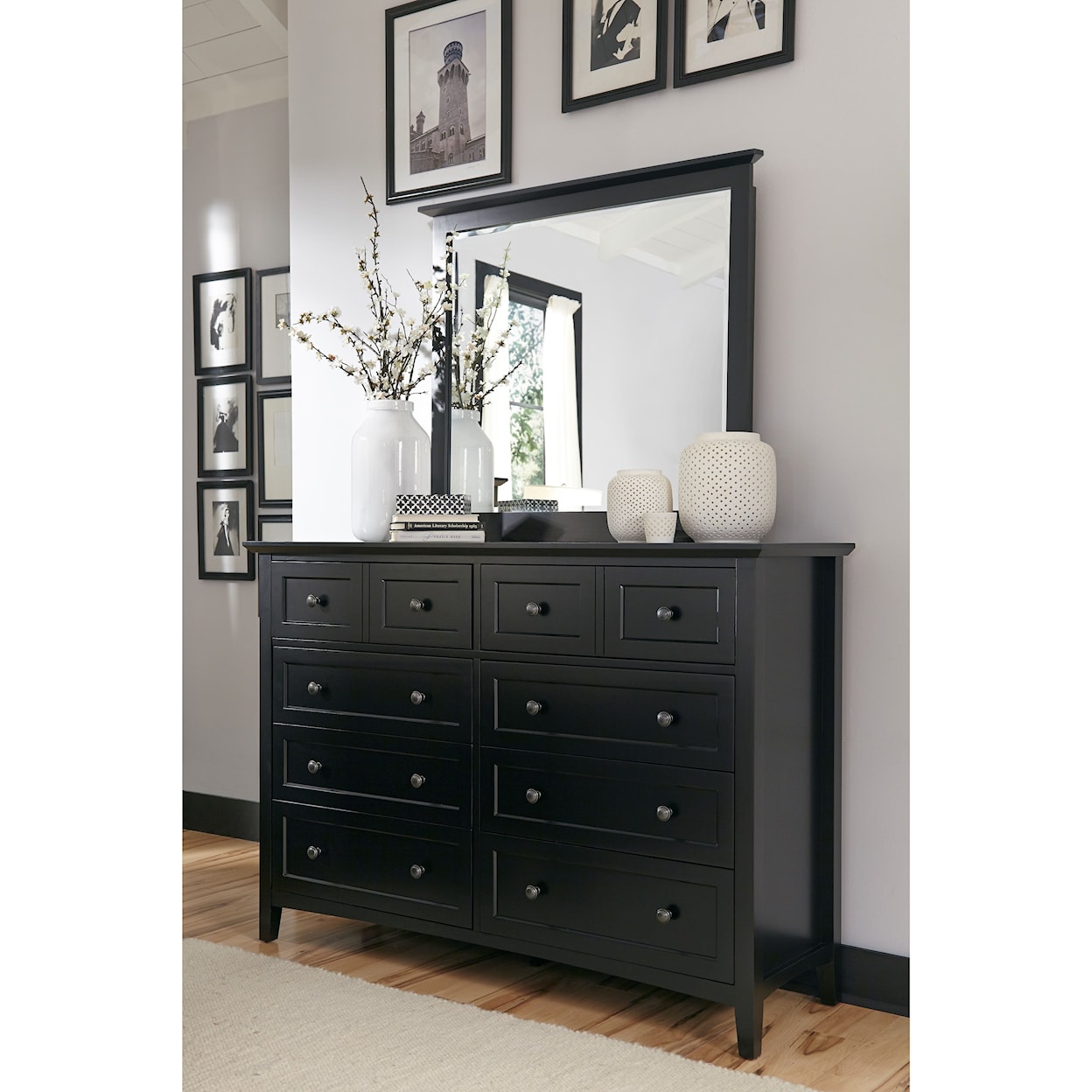 Modus International Paragon 8-Drawer Dresser & Mirror