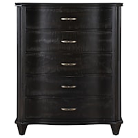 Chest with Bow-Front Drawers