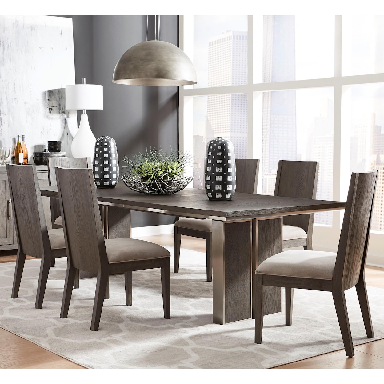 Modus International Plata 7-Piece Table and Chair Set