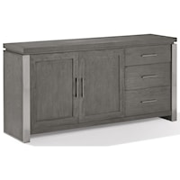 Contemporary Sideboard in Thunder Grey