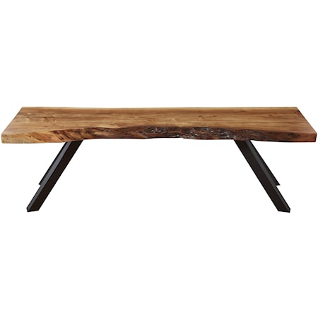 Live Edge Dining Bench 