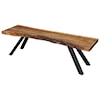 Modus International Reese Live Edge Dining Bench 