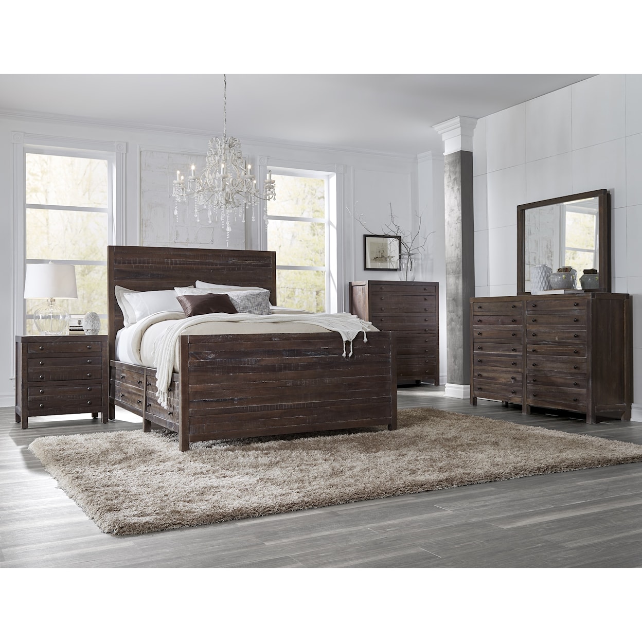 Modus International    King Storage Bed