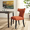 Modway Curve Fabric Dining Chair