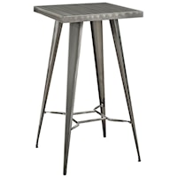 Industrial Metal Bar Table