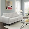 Modway Empress Leather Sofa