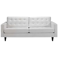 Tufted Leather Sofa