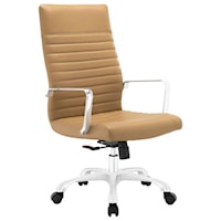 Finesse Highback Office Chair In Tan