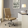 Modway Home Office Finesse Highback Office Chair In Tan