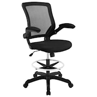 Veer Drafting Chair In Black