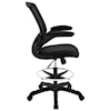 Modway Home Office Veer Drafting Chair In Black