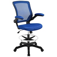Veer Drafting Chair In Blue