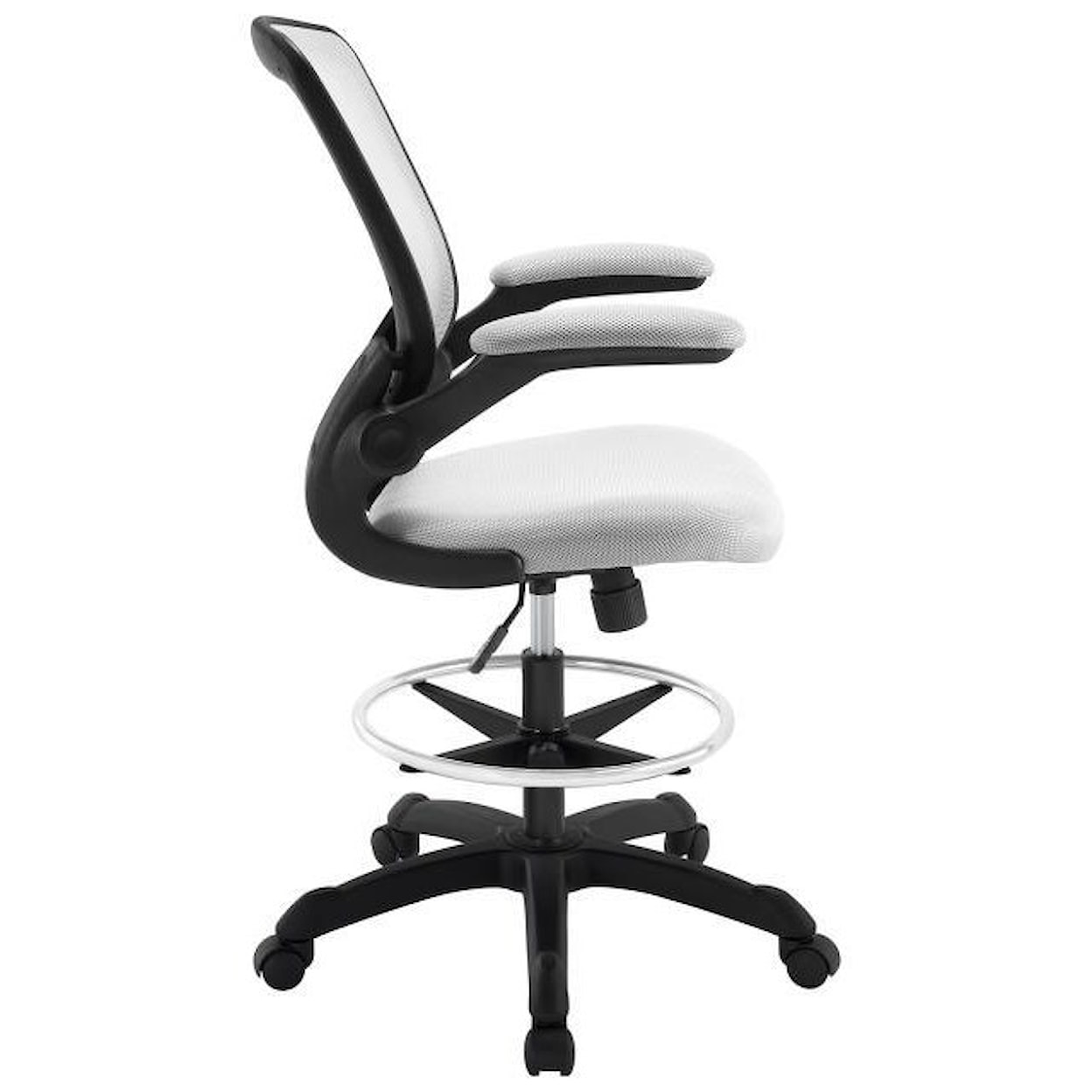 Modway Home Office Veer Drafting Chair In Gray