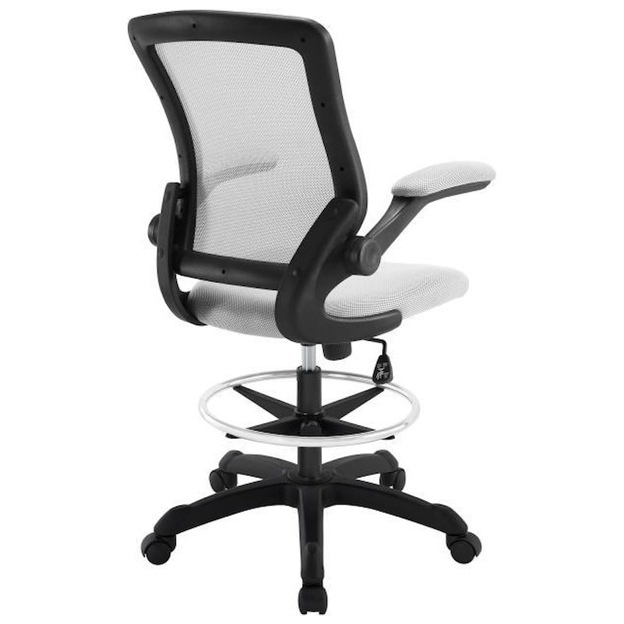 Modway Home Office Veer Drafting Chair In Gray