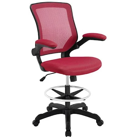 Veer Drafting Chair In Red