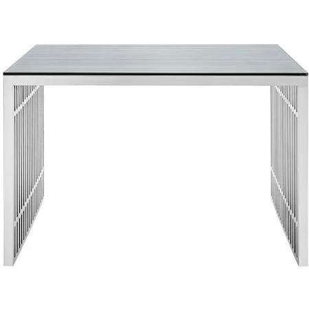 Gridiron Stainless Steel Office Desk