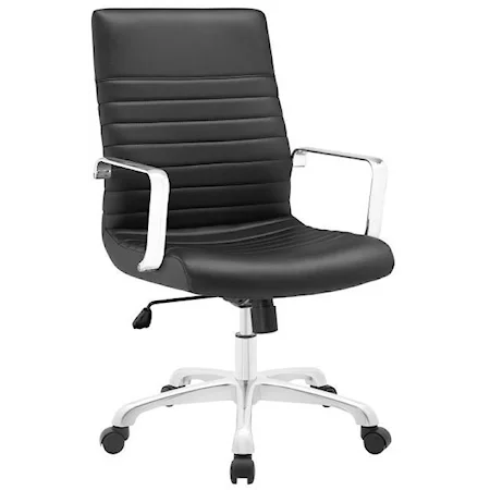 Finesse Mid Back Office Chair In Black