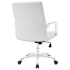 Modway Home Office Finesse Mid Back Office Chair In White
